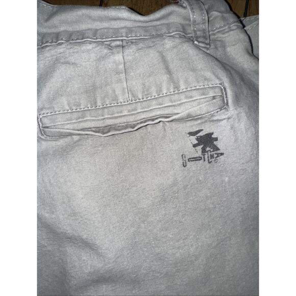 Vintage Gotcha Pleated Pants Men’s 36x32 Gray Surf Skate Y2K Casual Hemmed - Picture 3 of 10